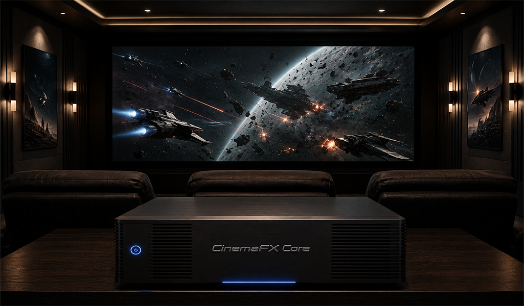CinemaFX Core in a home theater